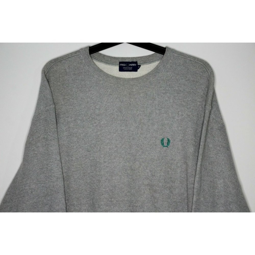 VTG Fred Perry Japan Made Embroidered Sweater F653 - Picture 2 of 5